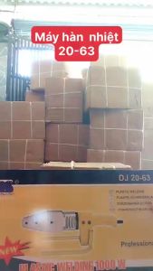 Máy hàn ống nhiệt PE/PPR 20-63mm -1000W Hàn ống nhiệt ppr phi 20.25.32.40.50.63 (3 lỗ hàng). và trên mũi có lỗ xử lí sự cố.