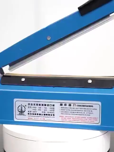 Máy hàn miệng túi nilon zip dập tay cho bảo quản thực phẩm và bọc sản phẩm chuyên nghiệp.