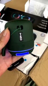 Loa Bluetooth Mini TG-294 Led RGB Chạy Theo Nhạc Công suất 5W Hỗ Trợ Thẻ Nhớ TF USB AUX Chống Nước Pin 4hÂm Bass Căng