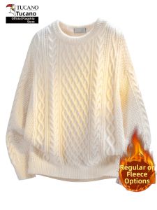 TUCANO | Warm Loose Fit Round Neck Mens Sweater