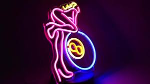Billiard Lady Neon Sign USB Dimmable LED Neon Light for Game Room Man Cave Pub Bar Pool Table Club Decoration Business Sign
