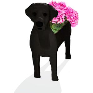Cute PVC Herb Garden Dog Flower Planter - Indoor/Outdoor Dog Flower Pots Perfect Birthday Gifts for Pet Lovers - 13.39*9.45in