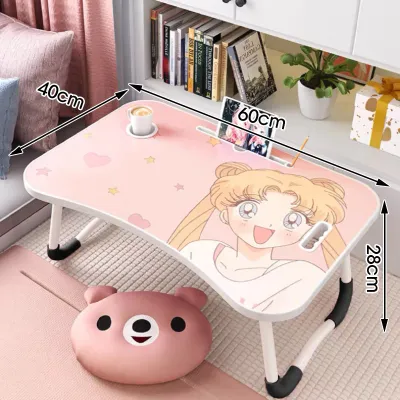 GEEK Bed computer desk study desk folding desk computer desk bed desk mini desk 60cm X 40cm X 28cm