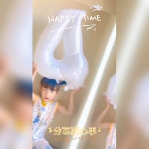 Balon Standing Cake Birthday Jumbo | Balon Kue Ulang Tahun Besar