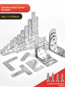 YANU | Stainless Steel 90 Degree Reinforced Support Bracket