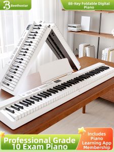 BEETHOSTAR | Foldable Weighted Teaching Digital Piano 88 Keys