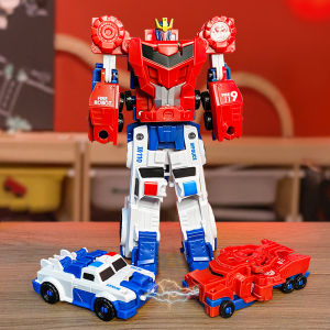 2-in-1 Transformers Robot Magnetic Collision Combination Toy