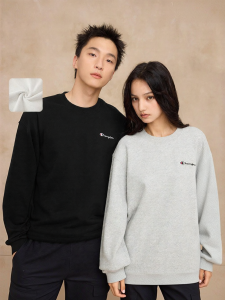 Champion | Fall New Classic Streetwear Drop Shoulder Embroidered Fleece Round Neck Sweater