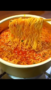 Panci Masak Mangkok Korean Ramen Ramyun Noodle Soup Cocking Pot Stainless Gold 18 20 22 cm-FHLC