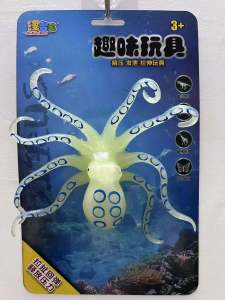 Soft Rubber Simulation Toy Crustacean Sea Creature Model Children Cognitive Plaything Lobster Squid Dragonfly Bug Representation