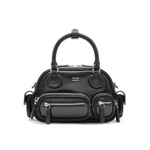muva | Leather Bowling Tote Bag