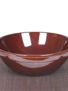 TEKANAI | Large Thick Traditional Ceramic Mixing Bowl