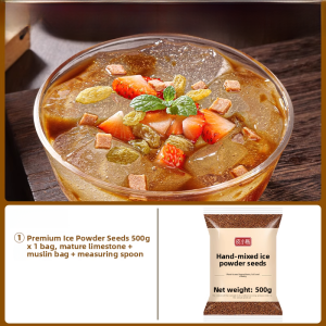 Ice Powder Material Set for Street Vendors Grape Dry Fruit Hawthorn Fragment Commercial Use Cool Companion Full Set