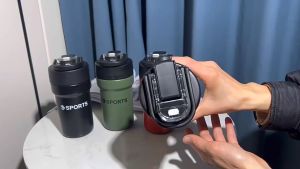 MATOUGUI - Botol Minum Termos Air Penyimpanan Anti Bocor Tahan Panas dan Dingin Cangkir Air Termal Ketel Luar Ruangan Kapasitas 500Ml Botol Air Olahraga Kapasitas Besar