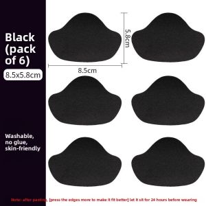 Heel Repair Subsidy Sticky Shoes Hole Sneakers Insoles Patch Heel Pads Heels Sticker Protector Foot Care Anti-Wear Inserts 6 PCS