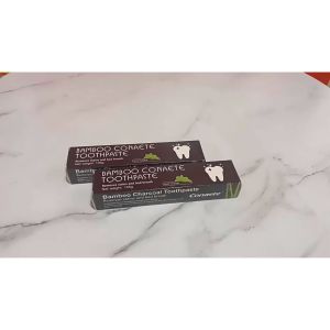 Kem Đánh Răng Than Tre Bamboo Charcoal 105g Cho Hơi Thở Thơm Mát - Lumbley