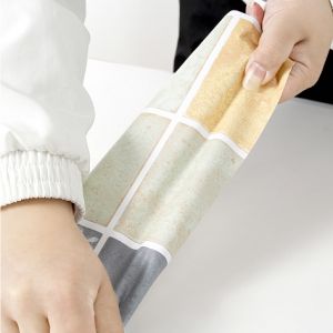 Không thấm nước Hình nền Tự dính dày Chống mài mòn Chống dầu bếp Tường nhãn dán