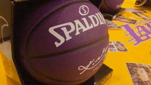 Spalding Basketball Kobe Bryant Black Mamba Limited Signature Basketball Size 7 Ball Indoor Outdoor Basketball