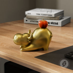 Luxury Resin Stock Market Desktop Ornaments for Brokerage Company Clients Office Computer Stock Trading Decorative Accessories