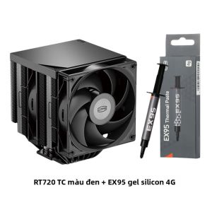PCCooler | Tản Nhiệt CPU Hiệu Suất Cao Ít Ồn với Ống Tản Nhiệt và Đôi Tháp ARGB