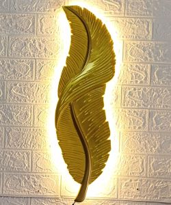 LAMPU LED DINDING MOTIF BULU ANGSA MINIMALIS tersedia beberapa warna
