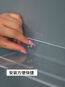 ชั้นวางติดผนัง อะคริลิคใส ติดห้องน้ำ ชั้นวางของยาว 15"