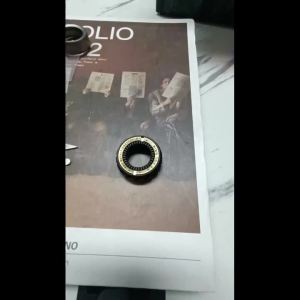 Metal Magnetic Decompression Ring Anti-Anxiety Fingertip Spinner Ring A Cool Gadget for Adults Suitable for Both Men and Wome