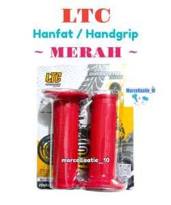 1 SET HANFAT / HANDGRIP UNIVERSAL MERAH / PINK SARUNG STANG MOTOR WARNA MAGENTA MURAH