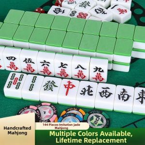 Tooth White Home Large Mahjong 40mm