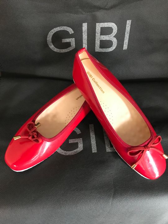 Red store doll shoes