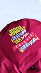 AYM Spesial 1 - Tas Ransel Distro Jodoh Ngga Kemana Tapi Saingan Dimana Mana / Tas Ransel Sekolah Kekinian Anak Laki Laki dan Perempuan