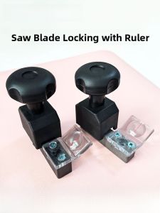 Sogsin Large Saw Ruler Locking Extension Rod Clamp Woodworking Saw Accessories Tightening Mechanism Precision Measurement Tool