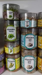 Keripik Ubi Madu 350 mL Toples VEGEKRIPS