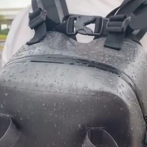 Fishing Backpack Portable Fishing Gear Bag with Rod Holder Outdoor Sports Backpack Shoulder Bag for Fishing Hiking Camping