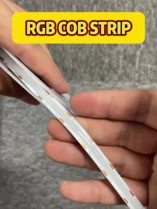 5V USB RGB COB Dải Đèn LED 576 Đèn LED/M Thay Đổi Màu Sắc Băng Linh Hoạt Cho Tivi Phòng Ngủ Đảng DIY Nhiều Màu Dải Chiếu Sáng