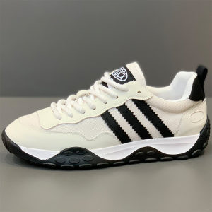 Mens Low-Top Soft-Soled Casual Shoes Retro Style Fall Collection 2025 Fashionable Sporty Leather Upgraded Flannel Lining