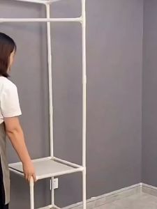 𝗛𝗢𝗩𝗘𝗟𝗦𝗛𝗢𝗣 Gantungan Baju Stand Hanger Berdiri Rak Sudut Aesthetic Pakaian Serbaguna