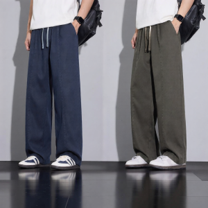 Mark Fairwhale | American Straight Leg Casual Pants For Men New Summer Tencel Loose