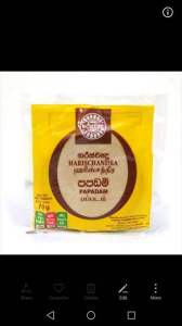 Sri Lankan Harischandra papadam 70g (Món ăn Sri Lanka papadam)