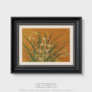 YERUI | Vintage Elegant French Style Retro Floral Dining Room Distribution Box Cover Painting