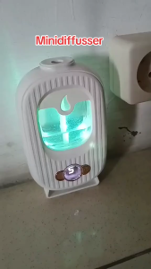COD Humidifier Diffuser Aromaterapi Mini Aromaterapi Pewangi Ruangan LED Otomatis Dinding 4 Mode Spray Pengharum Otomatis .