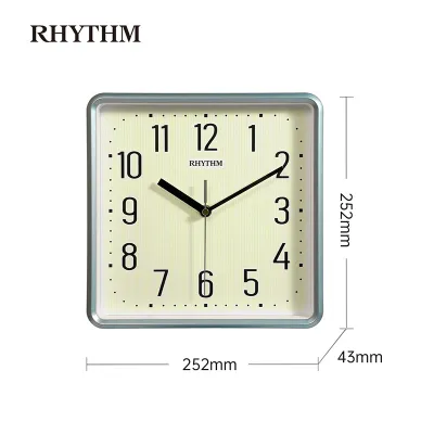 RHYTHM | Đồng Hồ Tường Sang Trọng Chữ Lớn Không Khoan