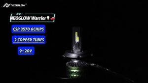 NeoGlow WARRIOR h4 led headlight for car H4 9005 H11 160W 36000LM 6500K with Canbus Ready Stock 2PCS