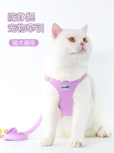 Adjustable Cat Leash Vest-Style Outdoor Walking Pet Harness Non-Slip Nylon Material for Cat Training And Control by Zichan Brand