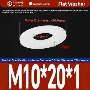 GUWANJI | Thick Insulating Plastic Flat Washer