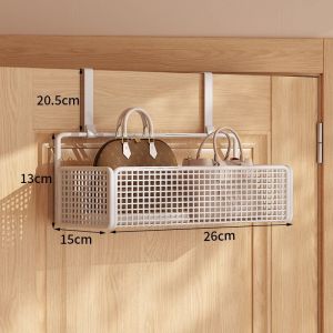 ตู้เสื้อผ้าติดประตูหลังบ้าน ตู้เสื้อผ้าติดผนัง ชั้นวางของแบบแขวนไม่ต้องเจาะ กระดานเก็บของสำหรับห้องนอน เก๋ไก๋และทันสมัย