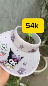 Mũ Hở Chóp Vành Rộng Cho Các Bé Gái Chống Nắng – Nhân Vật Hoạt Hình Phong Cách Siêu Dễ Thương (3–15 Tuổi)