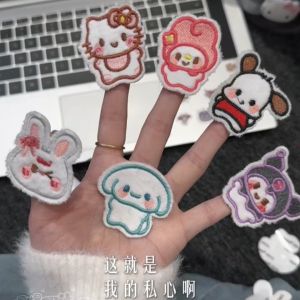 Miếng Vá Thêu Hellokitty Dán Tự Dính Không Cần Khâu Miếng Vá Trang Trí Quần Áo Miếng Dán Không Cần Ủi Hình Hoạt Hình Đồ Thủ Công DIY