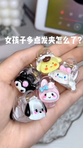Sanrio Hair Clip Hair Pi Kuromi Melody Cute Girl Baby Cartoon Child