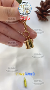 Aksesoris Tas Variasi V125 Gantungan Rumbai Lonceng Baut - Aksesoris Tas (IMPORT)